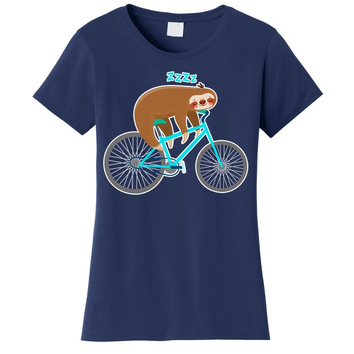 Slow Rider Funny Sloth Women's T-Shirt