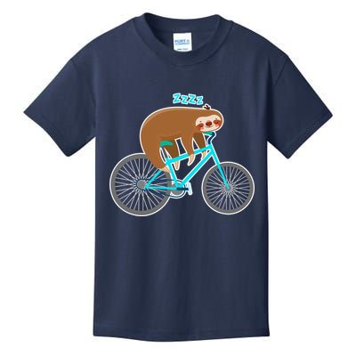Slow Rider Funny Sloth Kids T-Shirt