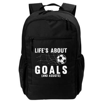 Soccer Lovers Player Football Goal Gift Daily Commute Backpack