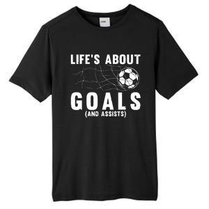 Soccer Lovers Player Football Goal Gift Tall Fusion ChromaSoft Performance T-Shirt