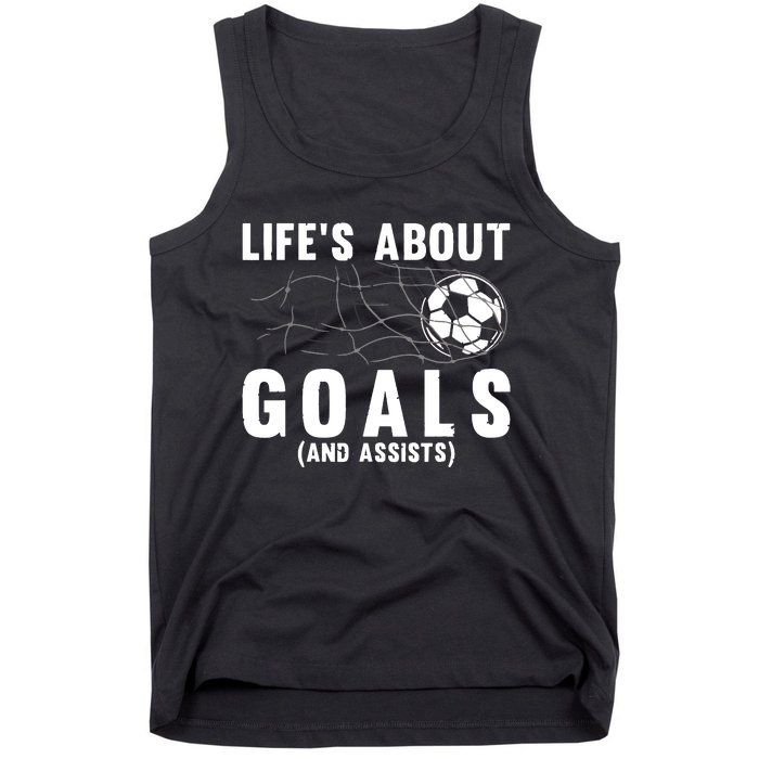 Soccer Lovers Player Football Goal Gift Tank Top