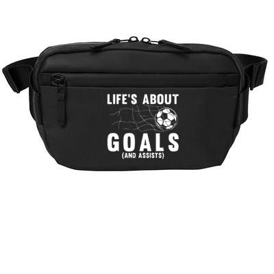 Soccer Lovers Player Football Goal Gift Crossbody Pack