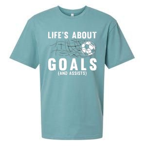 Soccer Lovers Player Football Goal Gift Sueded Cloud Jersey T-Shirt