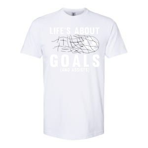 Soccer Lovers Player Football Goal Gift Softstyle CVC T-Shirt