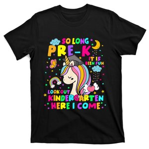 So Long PreK Kindergarten Here I Come Back To School T-Shirt