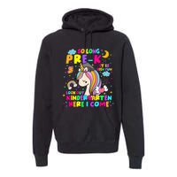 So Long PreK Kindergarten Here I Come Back To School Premium Hoodie