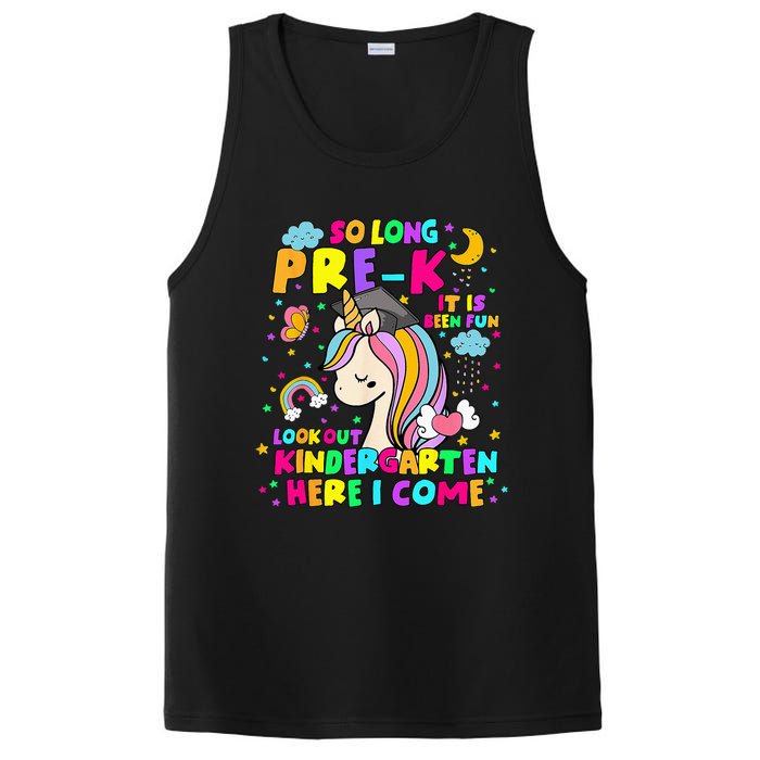 So Long PreK Kindergarten Here I Come Back To School PosiCharge Competitor Tank