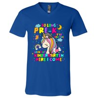 So Long PreK Kindergarten Here I Come Back To School V-Neck T-Shirt