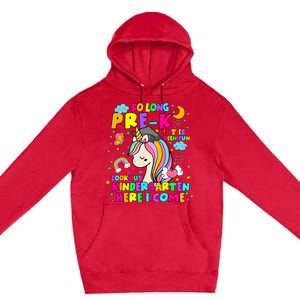 So Long PreK Kindergarten Here I Come Back To School Premium Pullover Hoodie