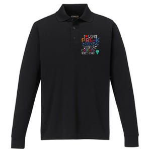 So Long PreK Funny Look Out Kindergarten Here I Come Performance Long Sleeve Polo