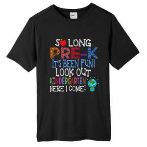 So Long PreK Funny Look Out Kindergarten Here I Come Tall Fusion ChromaSoft Performance T-Shirt