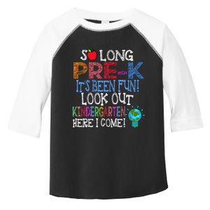 So Long PreK Funny Look Out Kindergarten Here I Come Toddler Fine Jersey T-Shirt