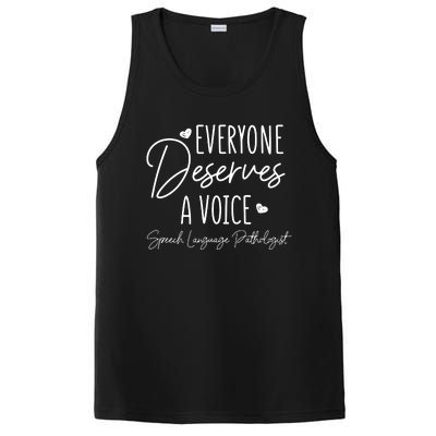 Speech Language Pathologist Everyone Deserves A Voice Outfit PosiCharge Competitor Tank