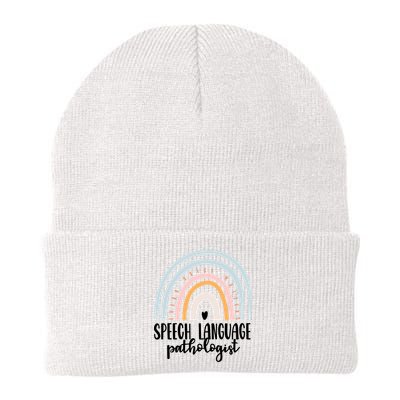 Speech Language Pathologist Speech Therapy Slp Gift Boho Great Gift Knit Cap Winter Beanie