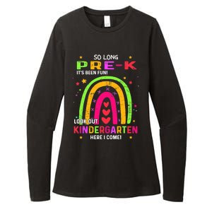 So Long Pre-K Look Out Kindergarten Graduation Gifts Rainbow Womens CVC Long Sleeve Shirt