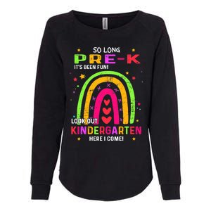 So Long Pre-K Look Out Kindergarten Graduation Gifts Rainbow Womens California Wash Sweatshirt