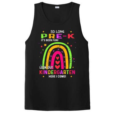 So Long Pre-K Look Out Kindergarten Graduation Gifts Rainbow PosiCharge Competitor Tank