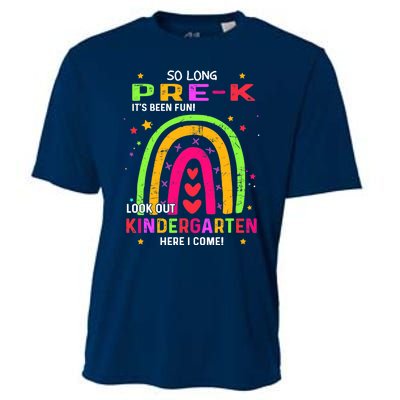 So Long Pre-K Look Out Kindergarten Graduation Gifts Rainbow Cooling Performance Crew T-Shirt