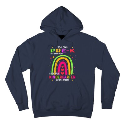 So Long Pre-K Look Out Kindergarten Graduation Gifts Rainbow Hoodie