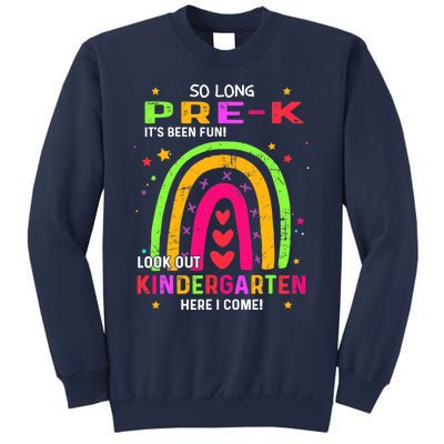 So Long Pre-K Look Out Kindergarten Graduation Gifts Rainbow Sweatshirt