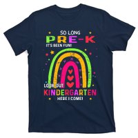 So Long Pre-K Look Out Kindergarten Graduation Gifts Rainbow T-Shirt