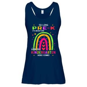 So Long Pre-K Look Out Kindergarten Graduation Gifts Rainbow Ladies Essential Flowy Tank