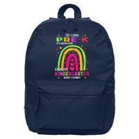 So Long Pre-K Look Out Kindergarten Graduation Gifts Rainbow 16 in Basic Backpack