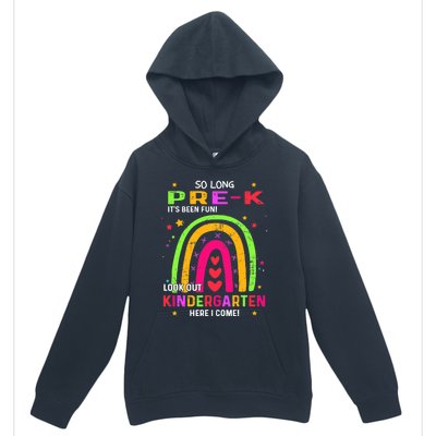 So Long Pre-K Look Out Kindergarten Graduation Gifts Rainbow Urban Pullover Hoodie