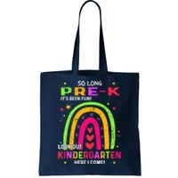 So Long Pre-K Look Out Kindergarten Graduation Gifts Rainbow Tote Bag