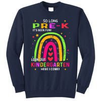 So Long Pre-K Look Out Kindergarten Graduation Gifts Rainbow Tall Sweatshirt