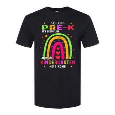 So Long Pre-K Look Out Kindergarten Graduation Gifts Rainbow Softstyle CVC T-Shirt