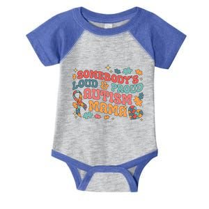 SomebodyS Loud Proud Autism Mama Gift Infant Baby Jersey Bodysuit