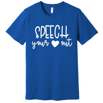 Speech Language Pathology Cute Slp Slpa Therapist Gift Premium T-Shirt