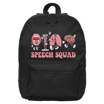 Speech Language Pathologist Slp Speech Squad Therapy 16 in Basic Backpack