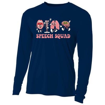 Speech Language Pathologist Slp Speech Squad Therapy Cooling Performance Long Sleeve Crew