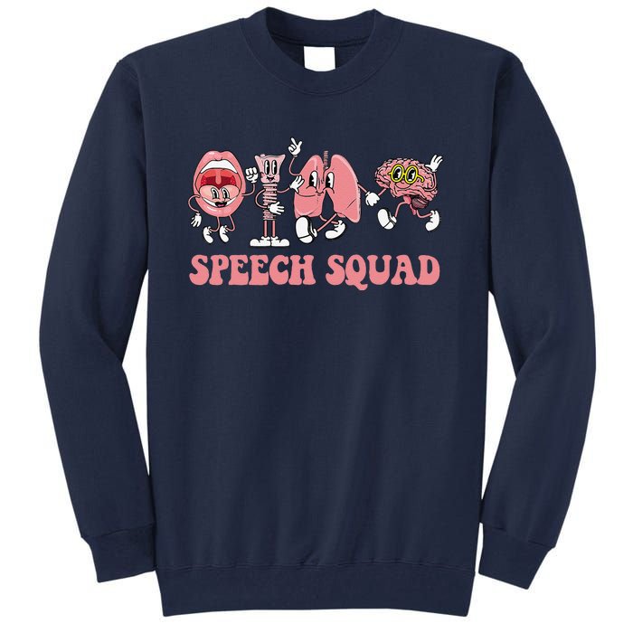 Speech Language Pathologist Slp Speech Squad Therapy Tall Sweatshirt