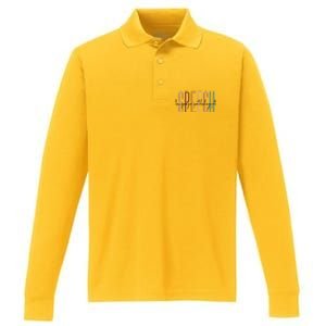 Speech Language Pathologist SLP Speech Therapy Pathology Performance Long Sleeve Polo