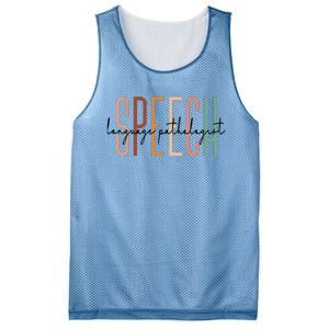 Speech Language Pathologist SLP Speech Therapy Pathology Mesh Reversible Basketball Jersey Tank