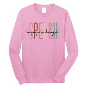 Speech Language Pathologist SLP Speech Therapy Pathology Long Sleeve Shirt