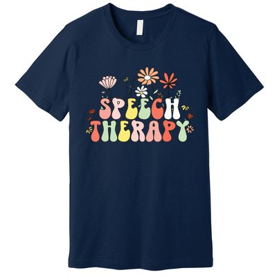 Speech Language Pathologist SLP Speech Therapy Pathology Premium T-Shirt