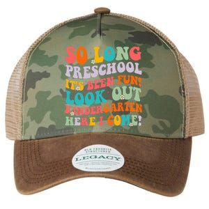 So Long Preschool Kindergarten Here I Come Graduation Legacy Tie Dye Trucker Hat