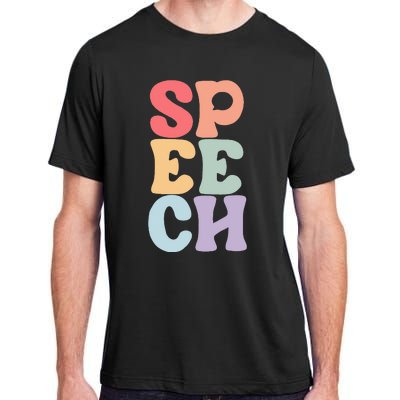 Speech Language Pathologist Speech Therapy SLP Adult ChromaSoft Performance T-Shirt