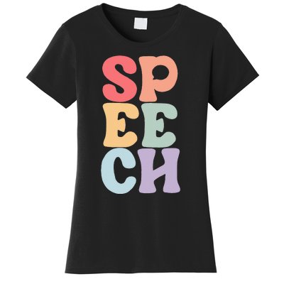 Speech Language Pathologist Speech Therapy SLP Women's T-Shirt