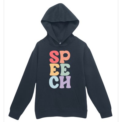 Speech Language Pathologist Speech Therapy SLP Urban Pullover Hoodie