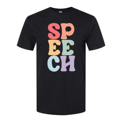 Speech Language Pathologist Speech Therapy SLP Softstyle® CVC T-Shirt