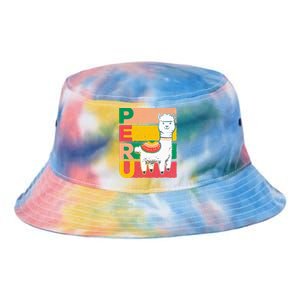 Sweet Llama Peru Illustration For A Peruvian Tie Dye Newport Bucket Hat