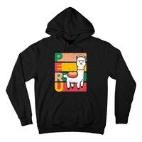 Sweet Llama Peru Illustration For A Peruvian Hoodie