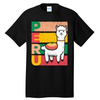 Sweet Llama Peru Illustration For A Peruvian Tall T-Shirt