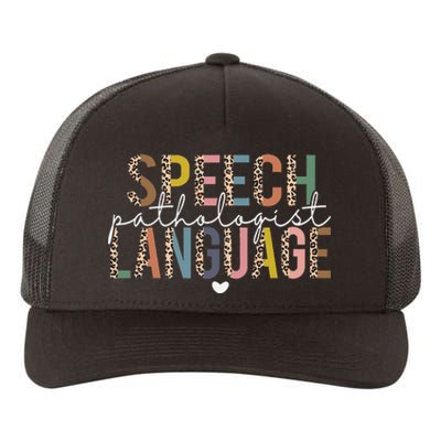 Speech Language Pathologist SLP Speech Therapy Pathology Yupoong Adult 5-Panel Trucker Hat