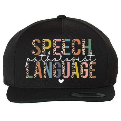 Speech Language Pathologist SLP Speech Therapy Pathology Wool Snapback Cap